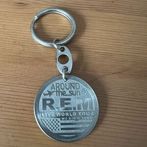 R.E.M. Concert Tour Key Chain Mexico 2004 Swag